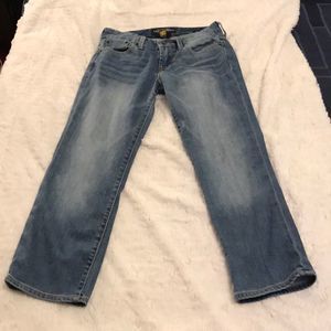 Lucky brand sweet jean crop jeans!